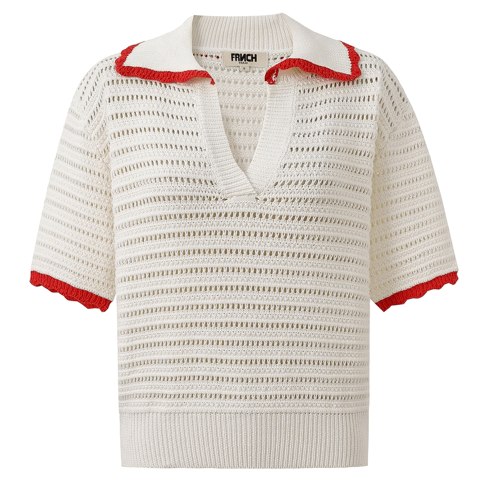 FRNCH Caina Cream Sweater
